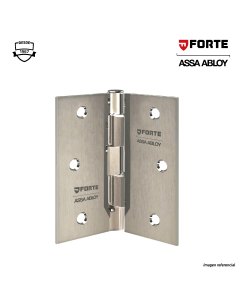 BISAGRAS FORTE CAPUCHINA NIQUELADA 3 X 3 DE 2MM (X3) 