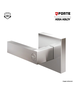 Cerradura de Manija para Baño Cuadrada Acero Inoxidable