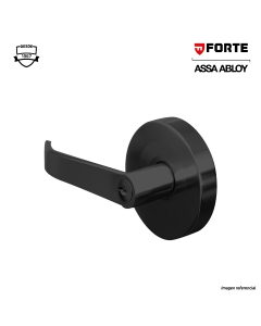 MANIJA PARA DORMITORIO SEMIRECTA NEGRO MATE